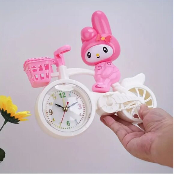 My Melody Bicycle Alarm Clock Operates on Battery NWT